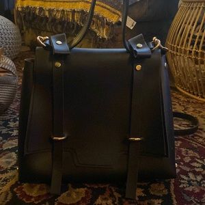 Black crossbody purse